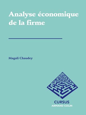 cover image of Analyse économique de la firme